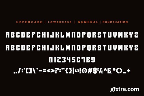 Bonedar Futuristic Display Font 44F94LQ