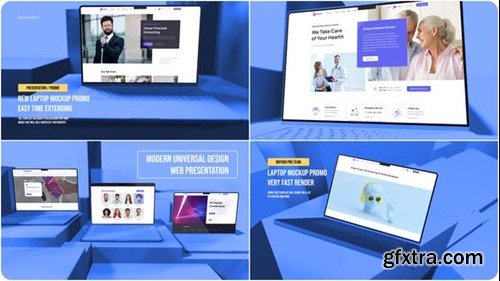 Videohive Laptop Mockup Promo 53302258