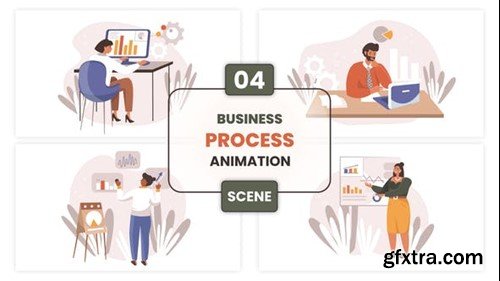 Videohive Business Process Animation Scene 53299743