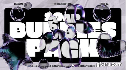 Videohive 3D Soap Bubbles Pack 53331231