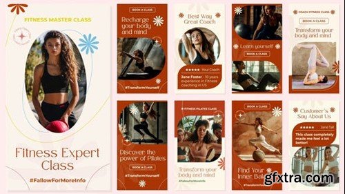 Videohive Fitness Pilates Sports Instagram Stories 53259880