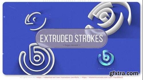 Videohive Extruded Strokes Logo Reveal 53320655