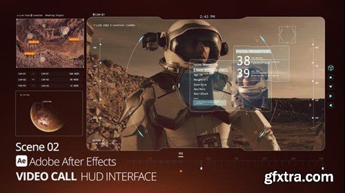 Videohive HUD Interface Video Call 02 Ae 53155038