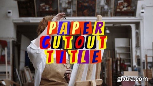 Videohive Paper Cutout Title 53313054