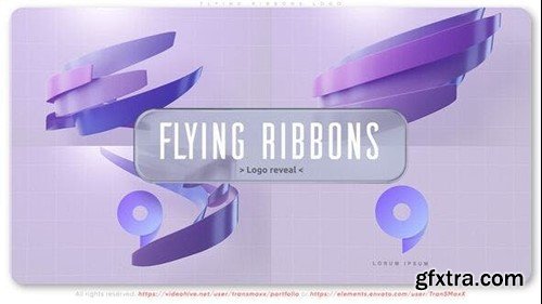 Videohive Flying Ribbons Logo 53307207