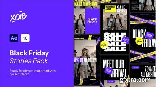 Videohive Black Friday Promo Stories Pack 53351893