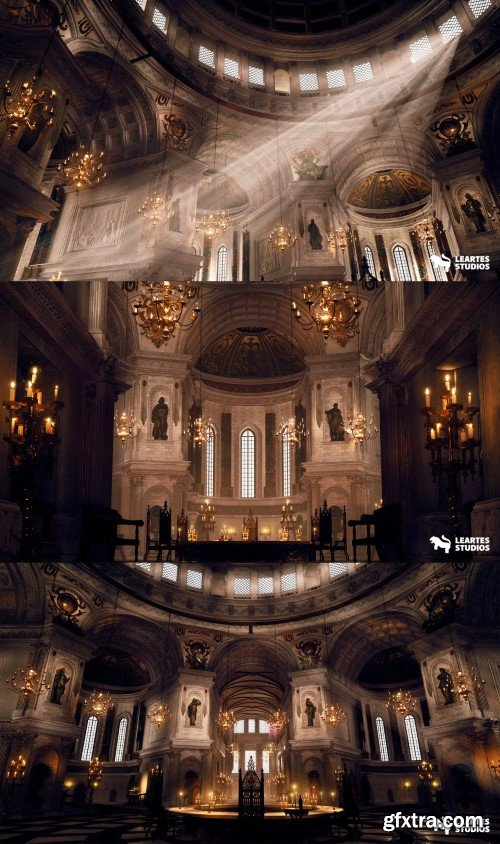 Baroque Cathedral Environment + ULAT 5.4