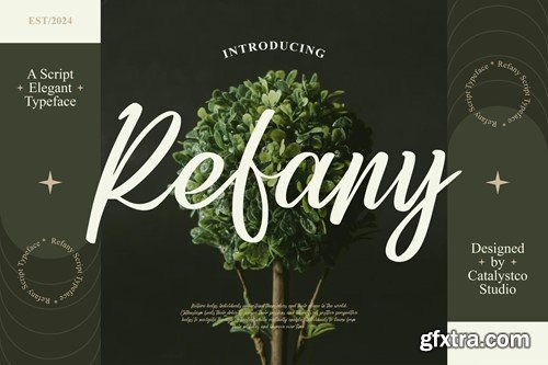 Refany Script Elegance Typeface SCNJVQK