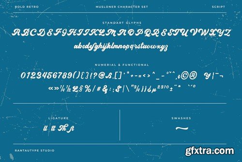 Musloner Bold Retro Font 239XKCN