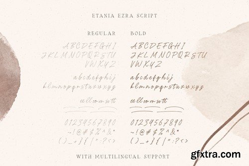 Etania & Ezra - Organic Font Duo U7VQP6W