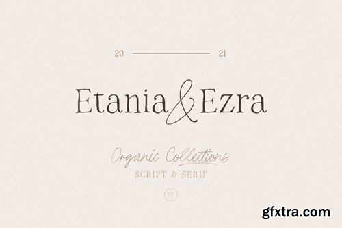 Etania & Ezra - Organic Font Duo U7VQP6W