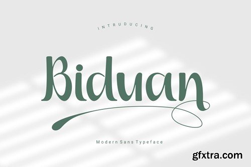 Biduan Font MYEBPWX