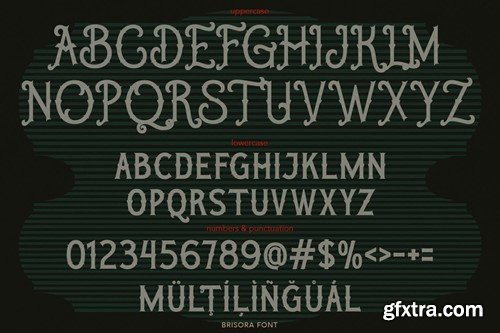 Brisora Victorian Typeface 2HQMJ69