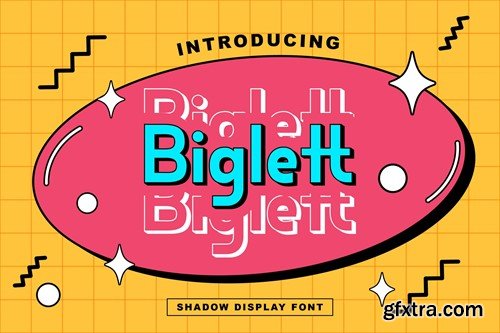 Biglett - Shadow Display Font CME5DYL