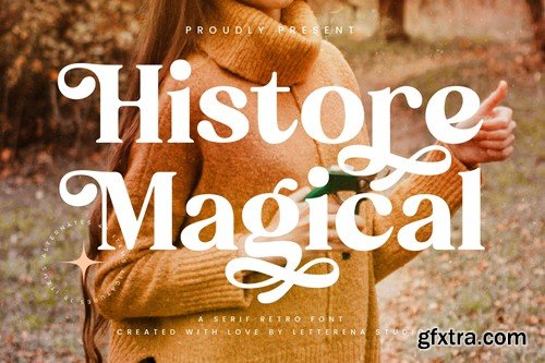 Histore Magical Serif Retro Font 5DX73RF