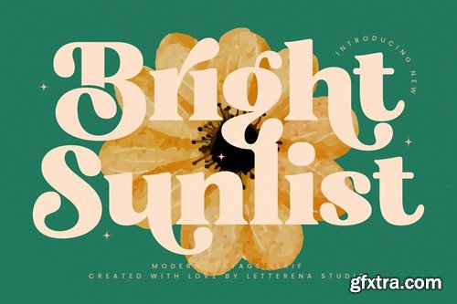 Bright Sunlist Modern Vintage Serif 5EUCKX6