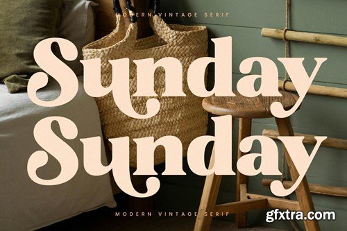 Bright Sunlist Modern Vintage Serif 5EUCKX6