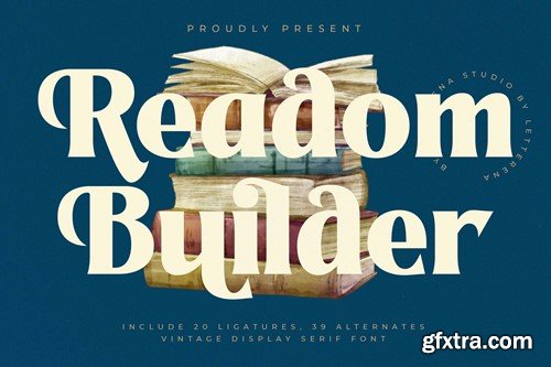 Readom Builder Vintage Display Serif F92WQMR