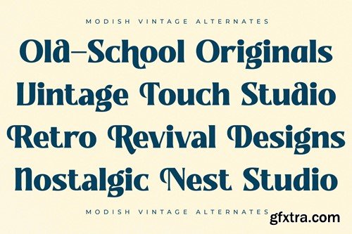 Readom Builder Vintage Display Serif F92WQMR