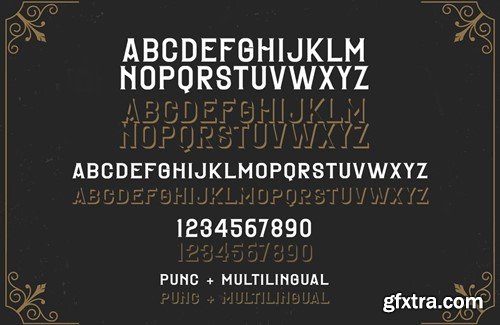 Giona Layered - Classic Vintage Style Serif 3JH4J72