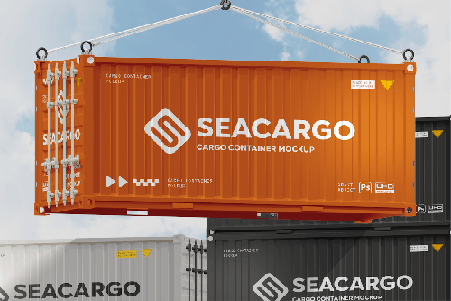 Cargo Container Mockup