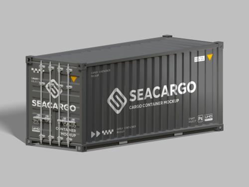 Cargo Container Mockup