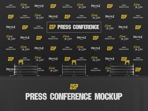 Press Conference Mockup