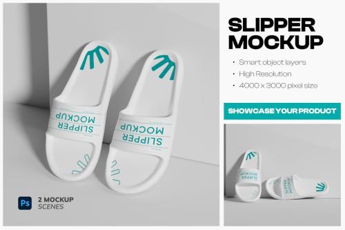 Slipper Sandals Flipflop Mockup
