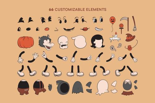 Halloween Character Creator Kit