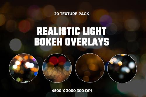 Realistic Light Bokeh Overlays