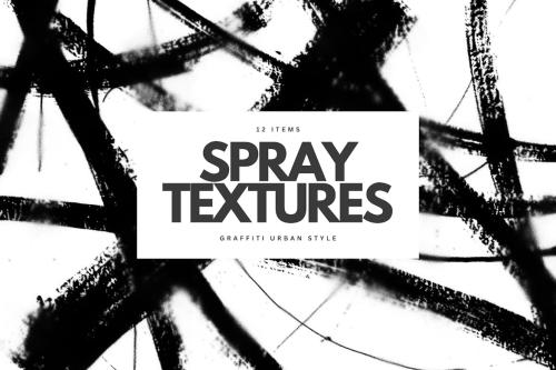 12 Grunge Graffiti Spray Textures