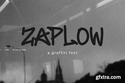 Zaplow Graffiti Hand-Drawn Font 53HR4UK