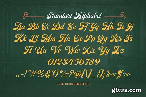 Gold Chamber – Vintage Script CSV9J7N