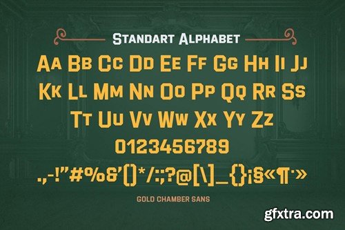 Gold Chamber – Vintage Script CSV9J7N