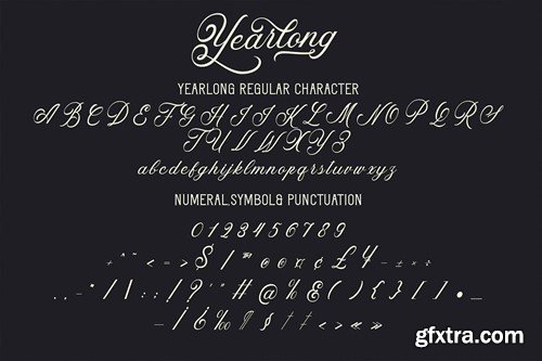 Yearlong Script Vintage Font 4QB26KU