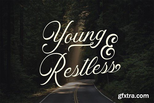 Yearlong Script Vintage Font 4QB26KU