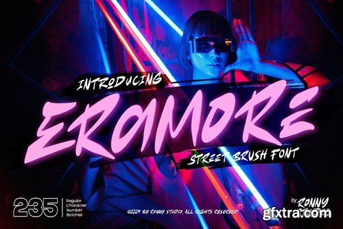 Eramore - Street Brush Font ME2B49L