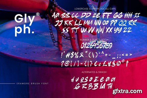 Eramore - Street Brush Font ME2B49L