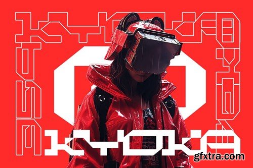 Xeonic - Futuristic Display Typeface DDUYBKL