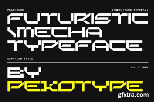 Xeonic - Futuristic Display Typeface DDUYBKL