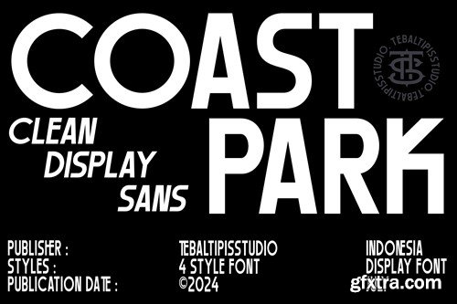 Coast Park - Modern Sans Branding DQP6EWN