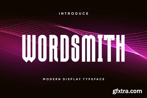 Wordsmith - Modern Display Typeface UA4CQUN