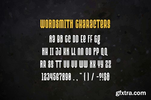 Wordsmith - Modern Display Typeface UA4CQUN