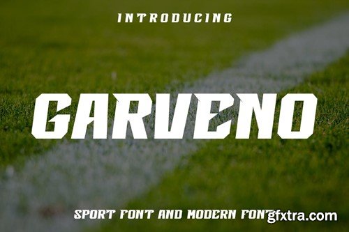 Garveno Sport Font and Modern Font R6ARYLB