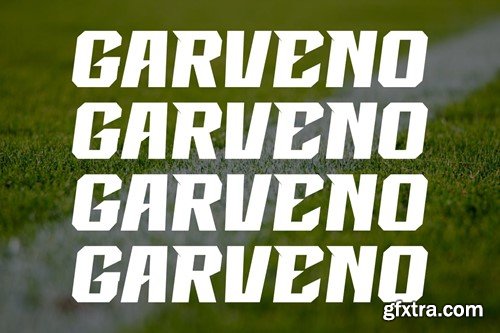 Garveno Sport Font and Modern Font R6ARYLB