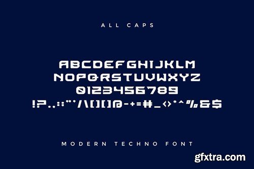 Boxero - Modern Futuristic Font 8QWP3TD