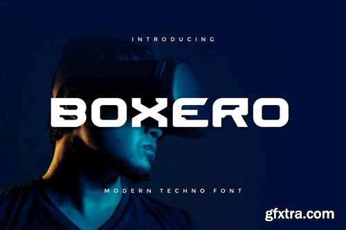 Boxero - Modern Futuristic Font 8QWP3TD