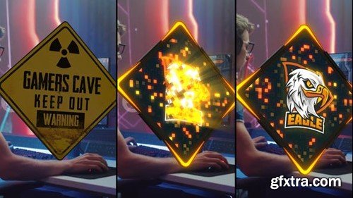 Videohive Gamer Zone Logo Transition 31885607