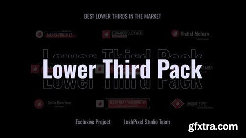 Videohive Lower Thirds With Logo 53366429