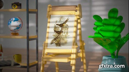 Videohive Art Easel - Art Intro 53365623